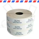 White Address Labels Roll — photo 1